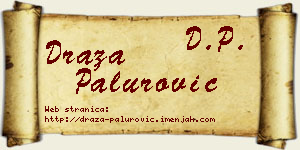 Draža Palurović vizit kartica